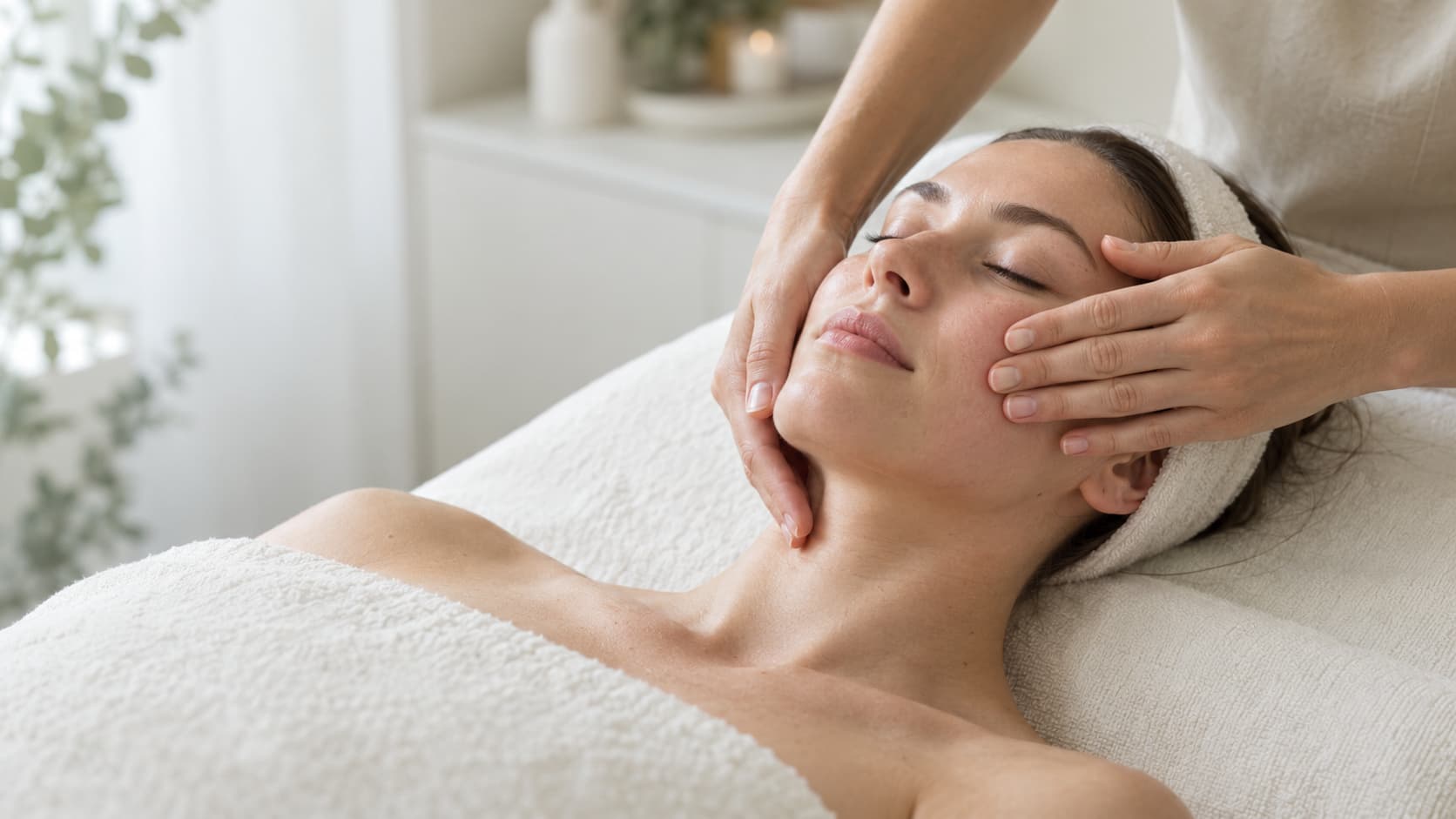 Myofasciální masáž obličeje